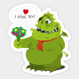 Valentine's Day - Sweet Monster Sticker